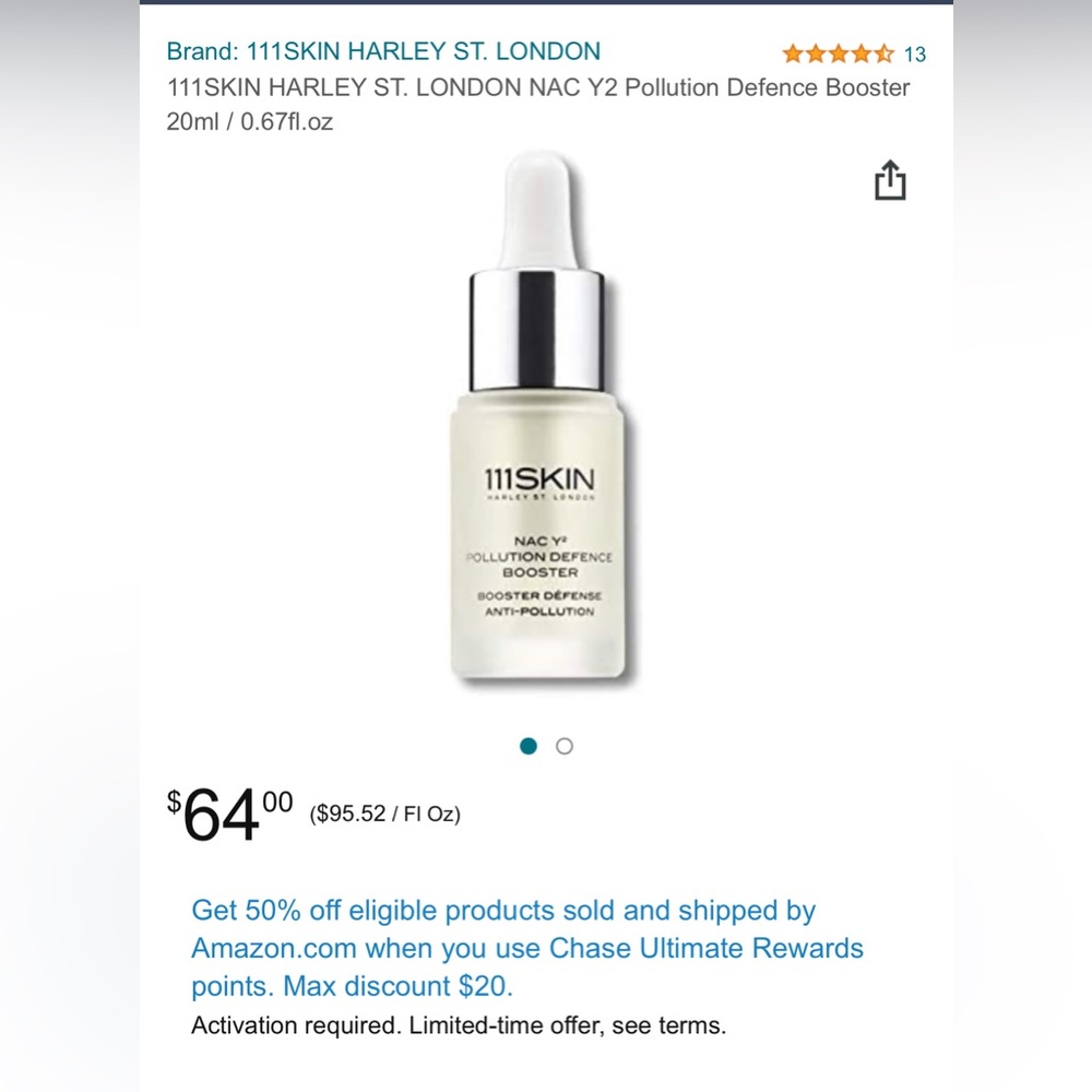 111SKIN - NAC Y2 Pollution Defence Booster 20 ML/0.68 FL. OZ